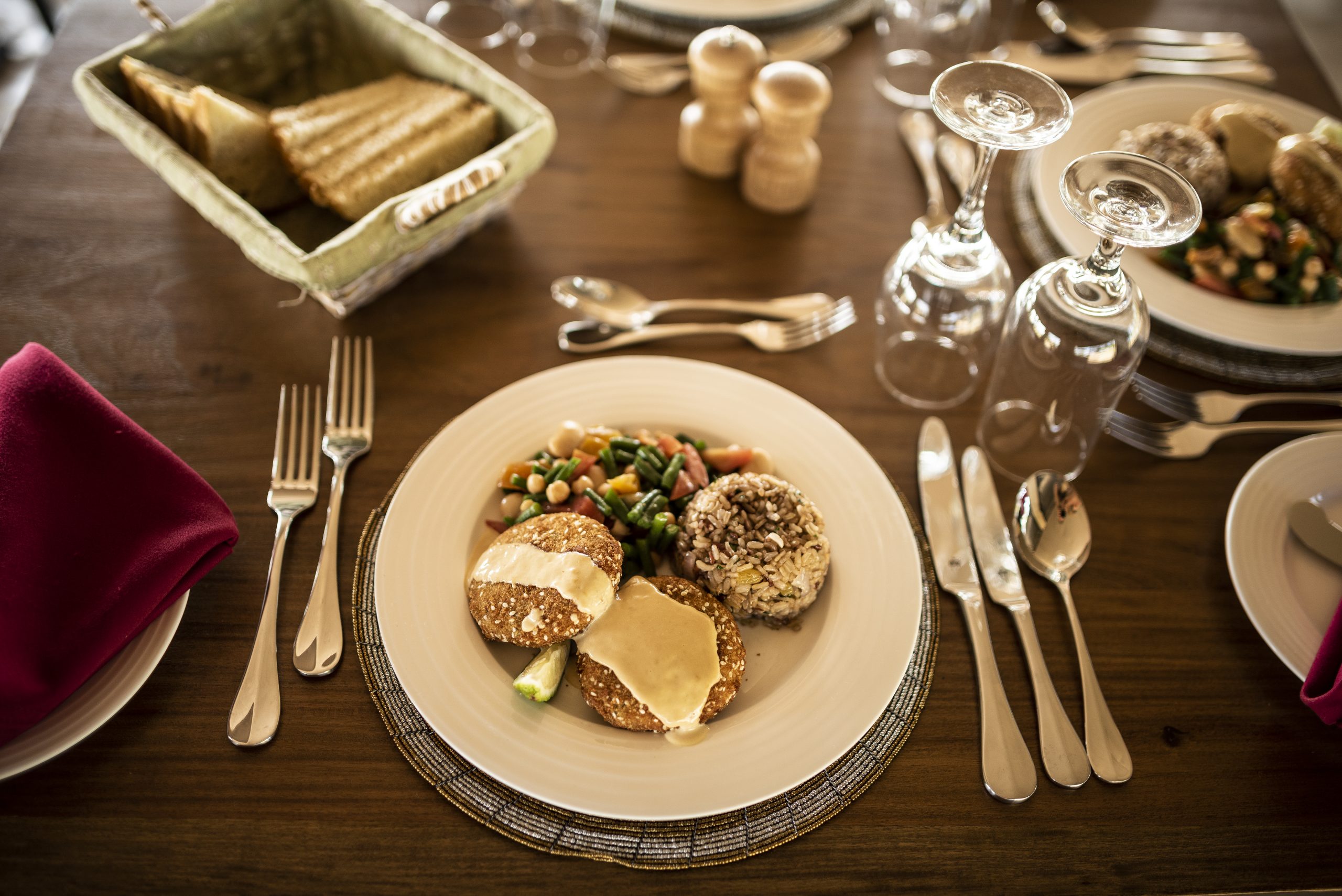 Dinner at Baobab Central Camp